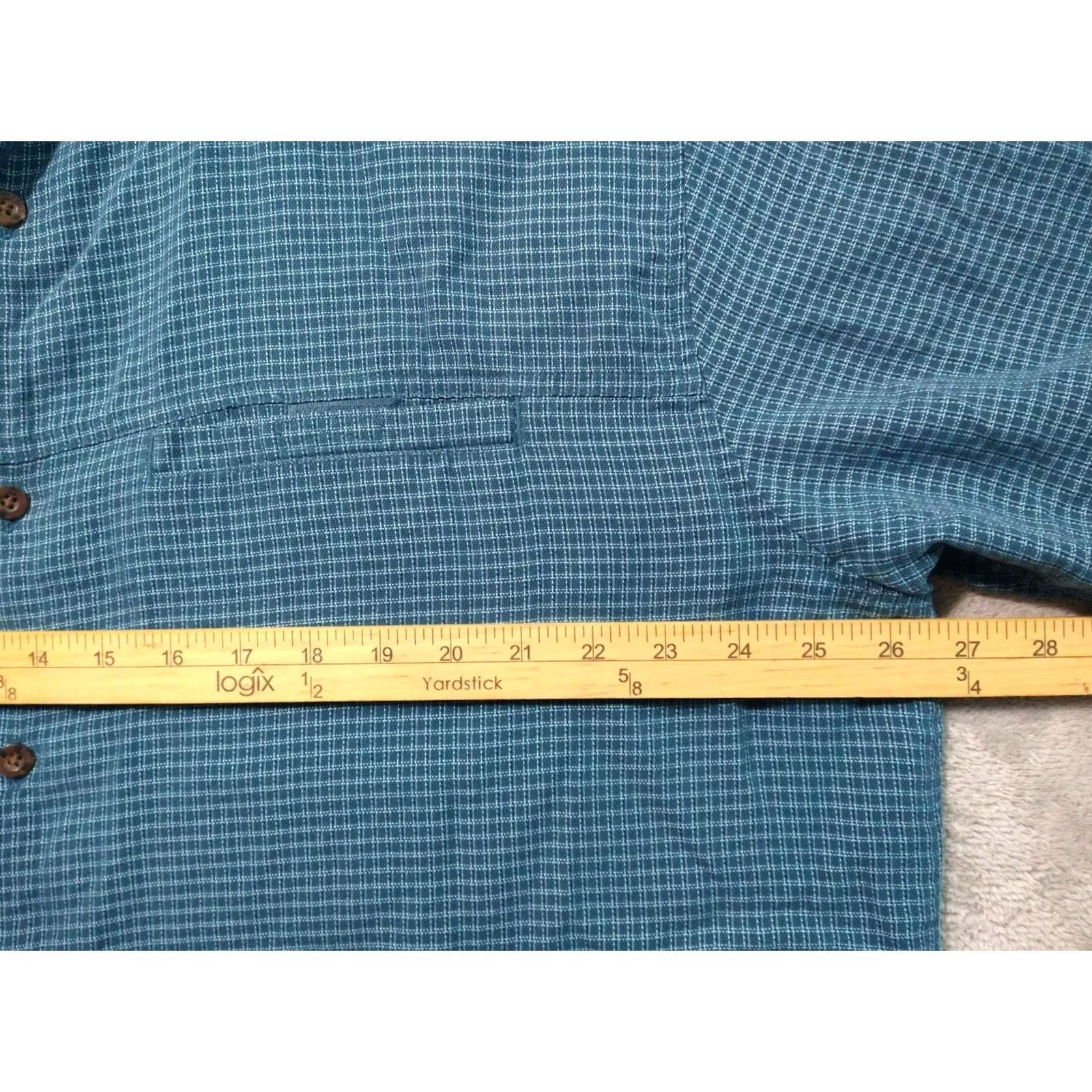 Vintage Woolrich Shirt Mens XL Blue Plaid Elite Series Tactical Short Sleeve Button Up Size US XL / EU 56 / 4 - 4 Thumbnail