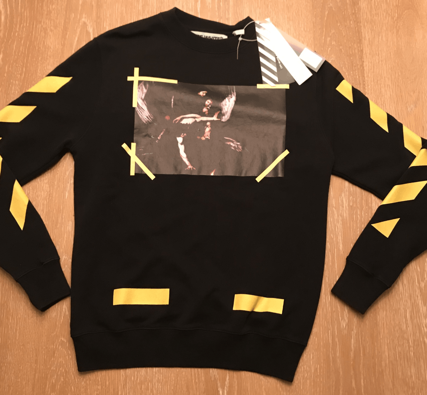 Off-White Off-White Caravaggio Crewneck Size US S / EU 44-46 / 1 - 1 Thumbnail