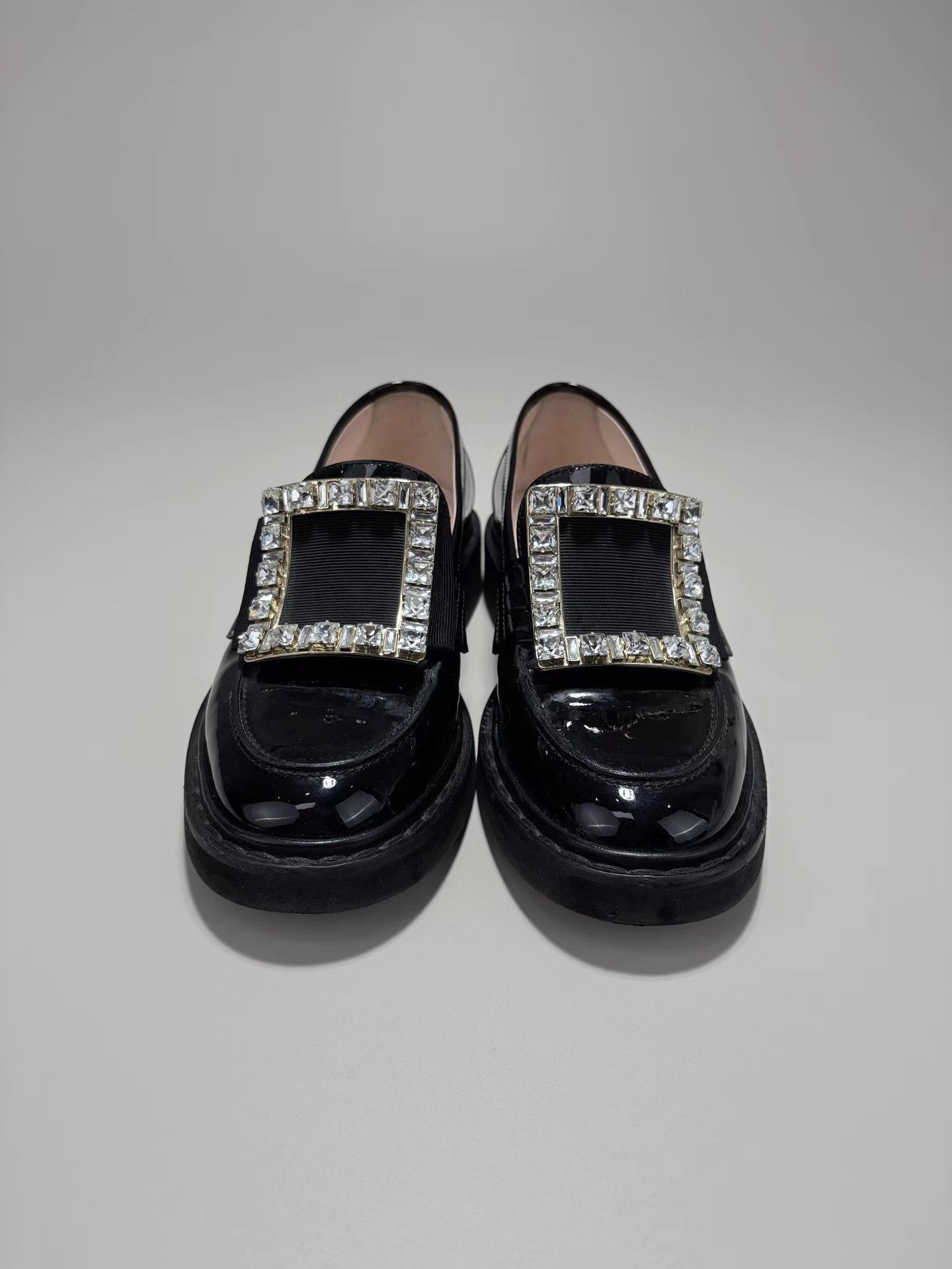 Roger Vivier ROGER VIVIER RV Crystal Buckle Loafers Size US 5 / IT 35 - 3 Thumbnail