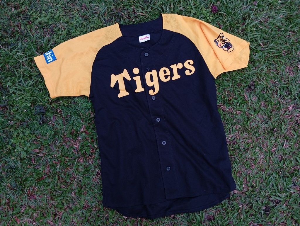 Japanese Brand × MLB Hanshin Tigers 🐯 Baseball Jersey Japan NPB 🎌⚾ Size US M / EU 48-50 / 2 - 1 Thumbnail