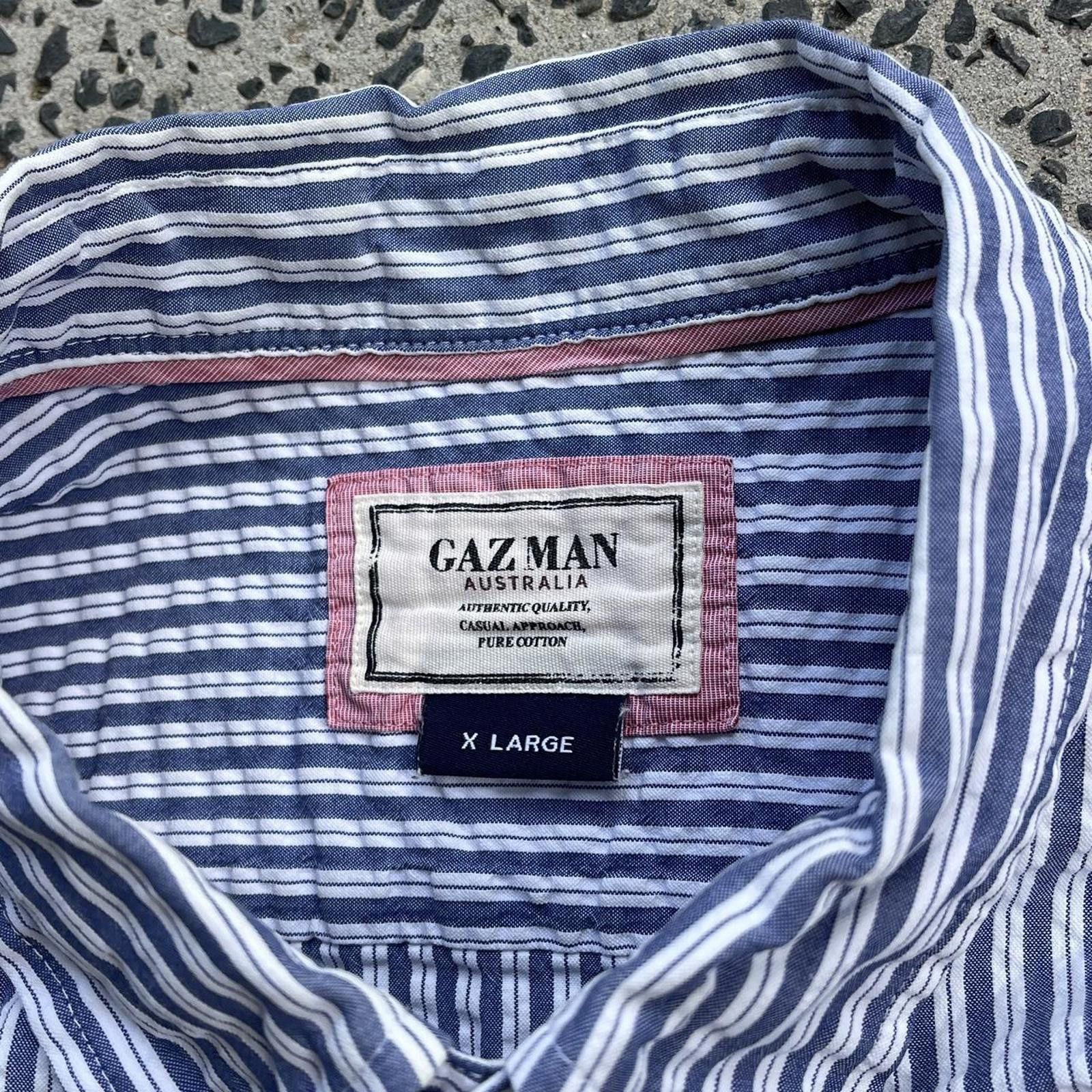 Gaziano & Girling Gazman Men's Blue and Navy Shirt Size US XL / EU 56 / 4 - 3 Thumbnail