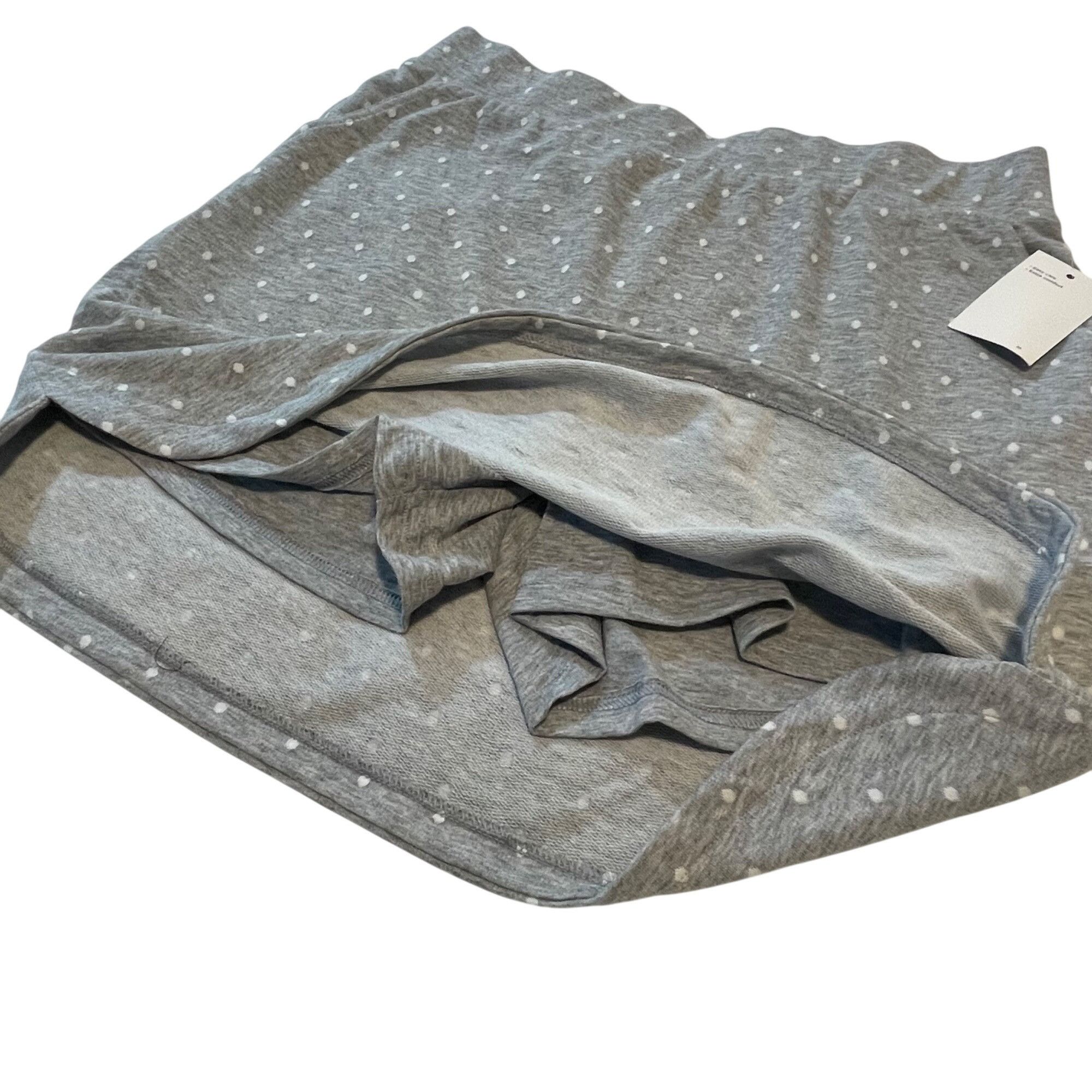 Croft & Barrow Croft & Barrow Womens Gray Polka Dot Extra Soft Skort - Easy Size 28" / US 6 / IT 42 - 3 Thumbnail