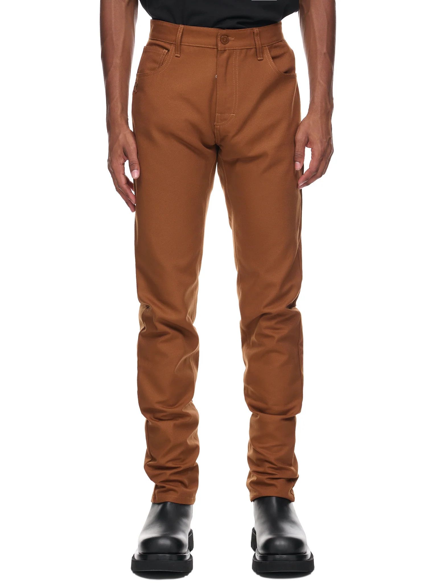 o1y0325 Denim Pant in Brown