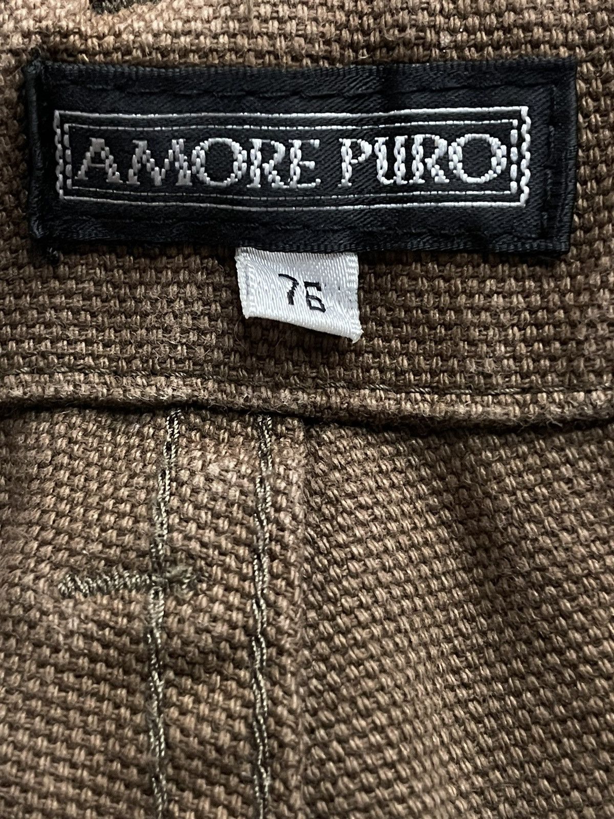 Vintage Amore Puro Multi Pocket Baggy Cargo Pants With Belt Size US 30 / EU 46 - 14 Thumbnail