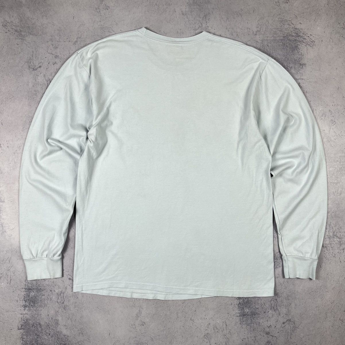 Stussy Vintage Stussy big logo y2k baby blue longsleeve 90’s Size US L / EU 52-54 / 3 - 13 Thumbnail