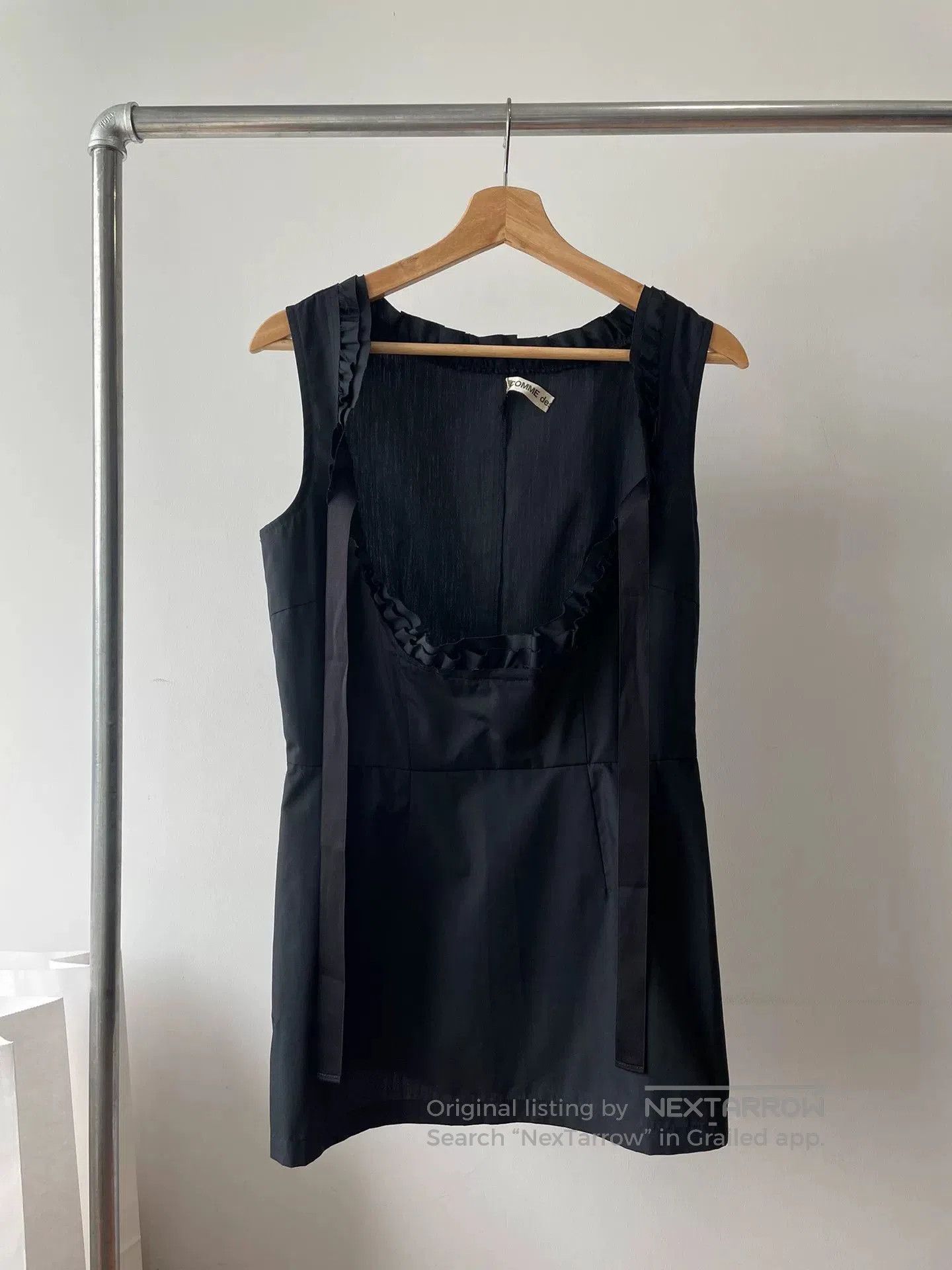 Comme des Garcons PLAY Comme des Garcons Runway Strap Black Shirt. Size S / US 4 / IT 40 - 2 Thumbnail