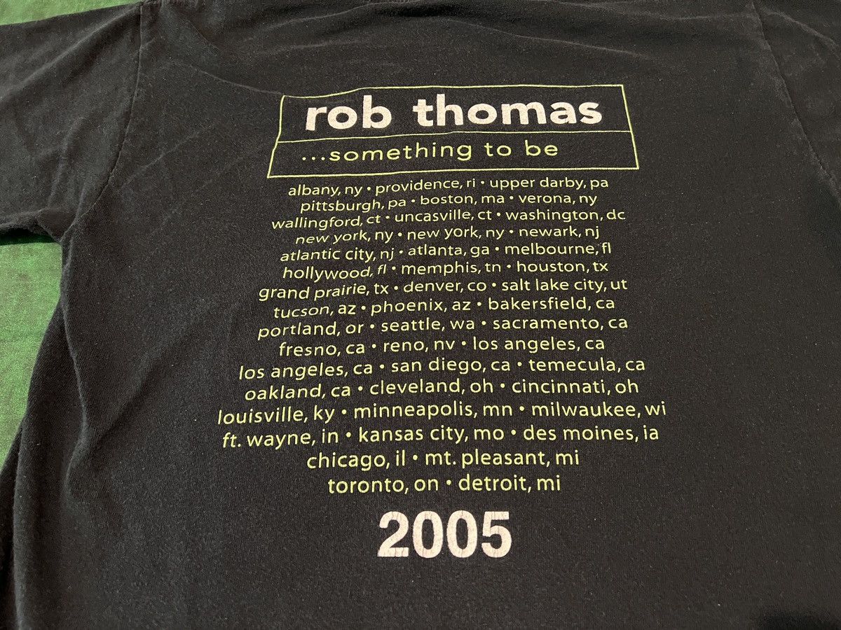 Band Tees × Vintage Vintage 2005 Rob Thomas Something to Be Tour T Shirt Size US S / EU 44-46 / 1 - 6 Thumbnail