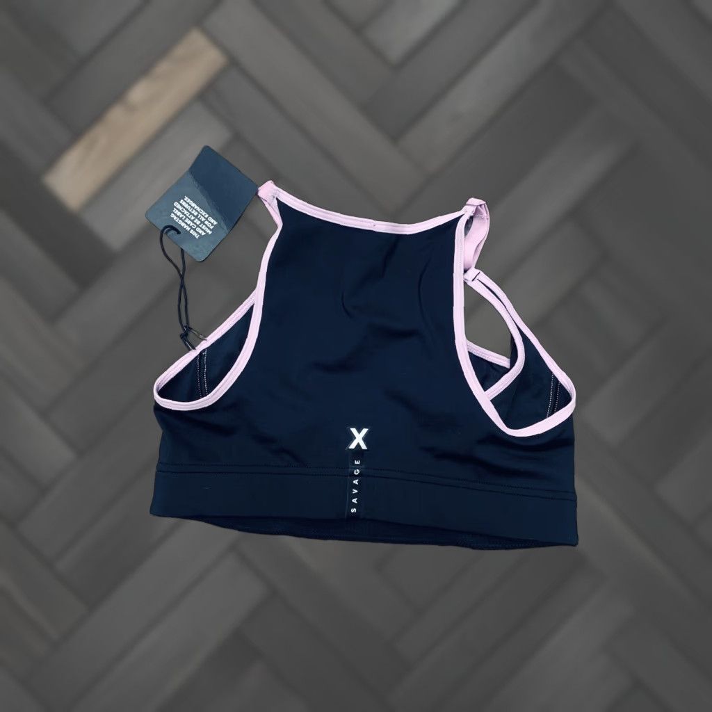 Vintage NWT Savage x Fenty Rihanna Black Sports Bra Gym Top Workout Women’s Size M Size M / US 6-8 / IT 42-44 - 1 Thumbnail