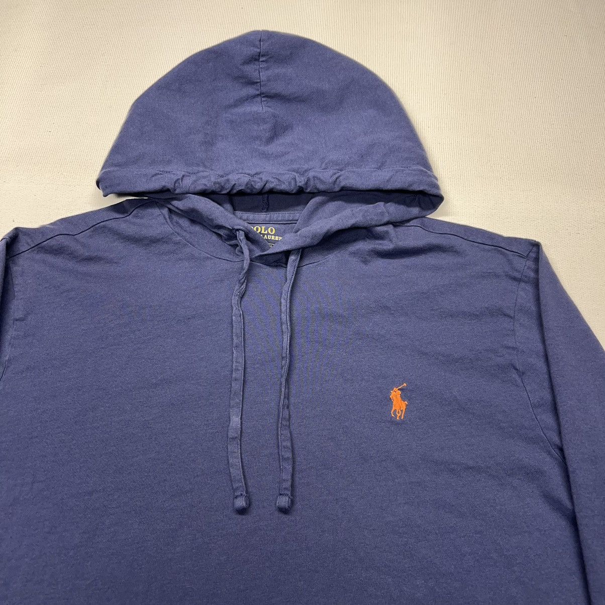 Polo Ralph Lauren Polo Ralph Lauren Hooded Tee Shirt Blue Hoodie Logo Y2K Size US L / EU 52-54 / 3 - 2 Thumbnail