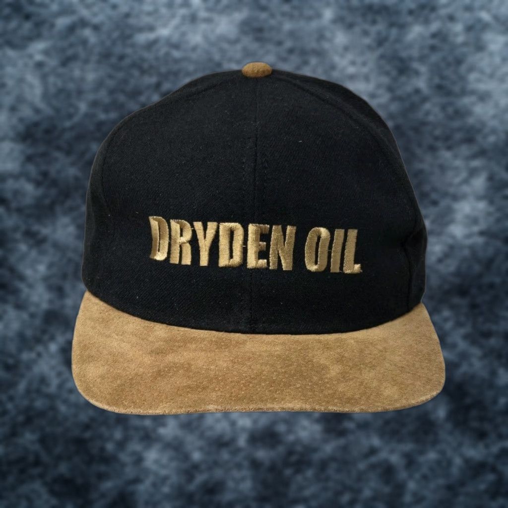 Vintage VINTAGE Dryden Hat Trucker Suede Brim Snapback Made in USA Embroidered Look Swingster Tag Men/Women? Size ONE SIZE - 1 Thumbnail
