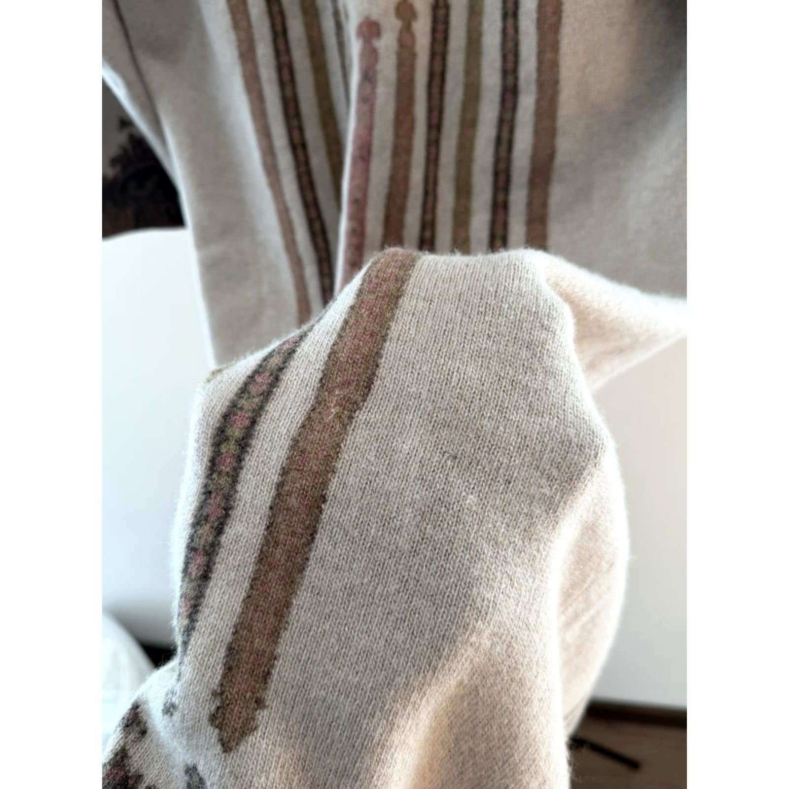 Etro LUXURY ETRO ABITO WOOL CASHMERE FANTASIA DRESS WOMEN SIZE 40 Made In Italy Size L / US 10 / IT 46 - 6 Thumbnail