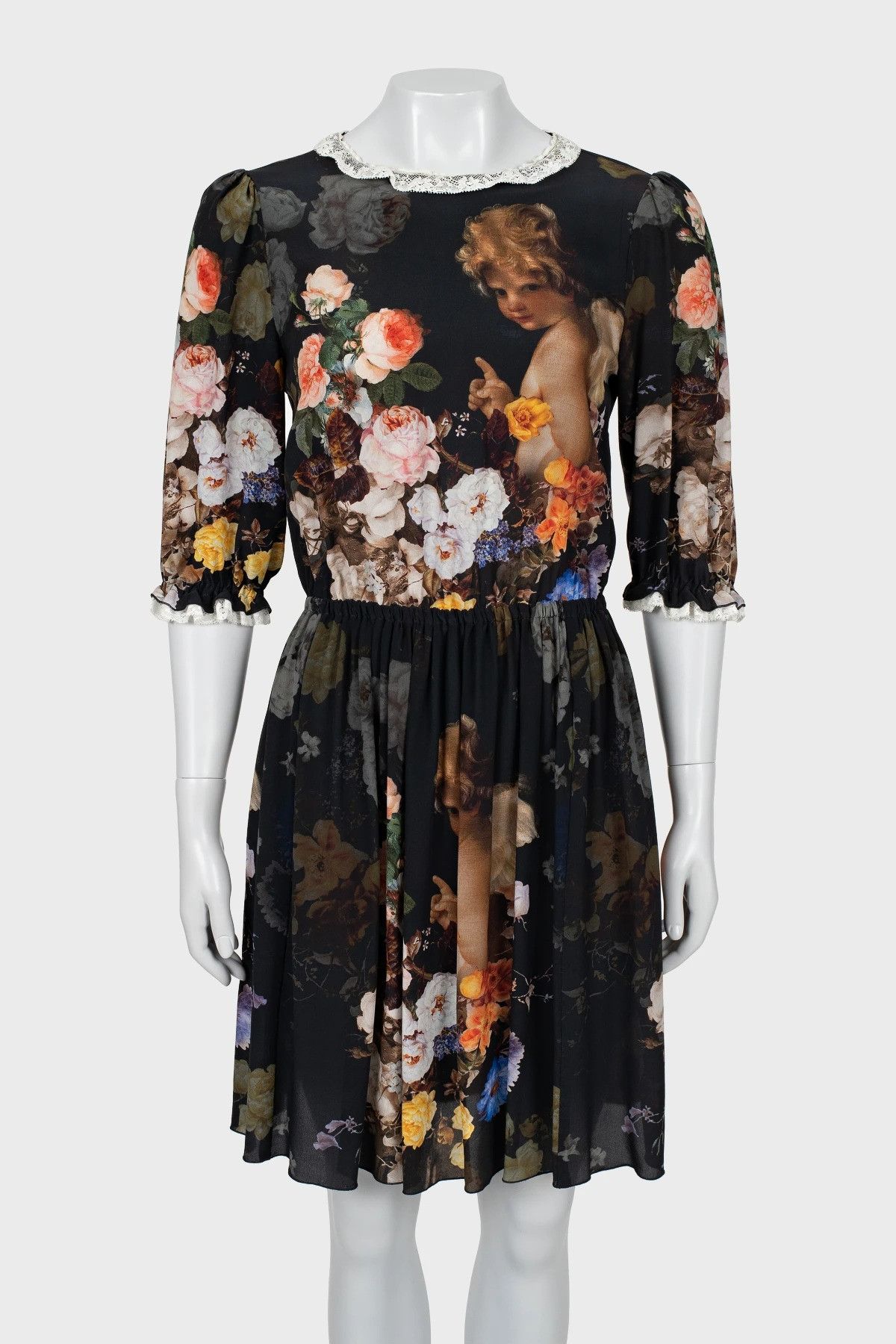 Dolce & Gabbana Dolce & Gabbana Silk mini dress Size S / US 4 / IT 40 - 1 Thumbnail
