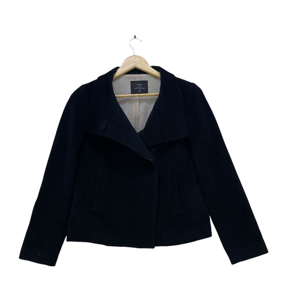 Yohji Yamamoto 💥Japanese Designer Ined Yohji Yamamoto Style Crop Jacket Size M / US 6-8 / IT 42-44 - 1 Thumbnail