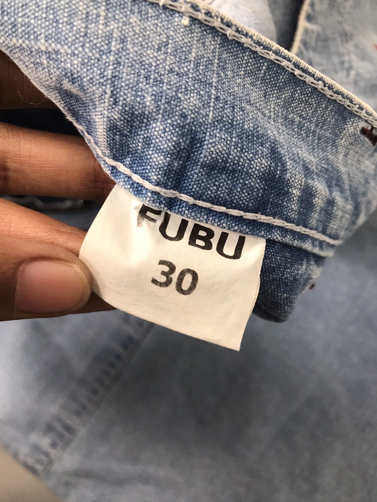 Fubu Vintage Fubu embroidered jort Size US 32 / EU 48 - 6 Thumbnail