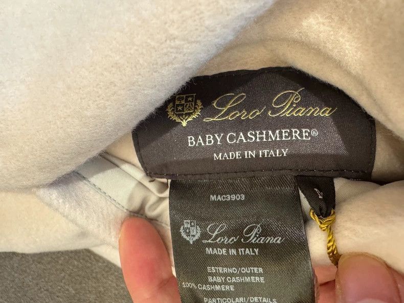 Loro Piana LORO PIANA Pink and grey double-sided cashmere coat Size M / US 6-8 / IT 42-44 - 5 Thumbnail