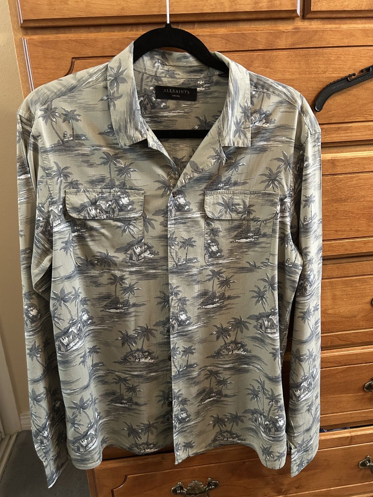 Allsaints Allsaints Hawaiian Shirt Size US M / EU 48-50 / 2 - 1 Thumbnail