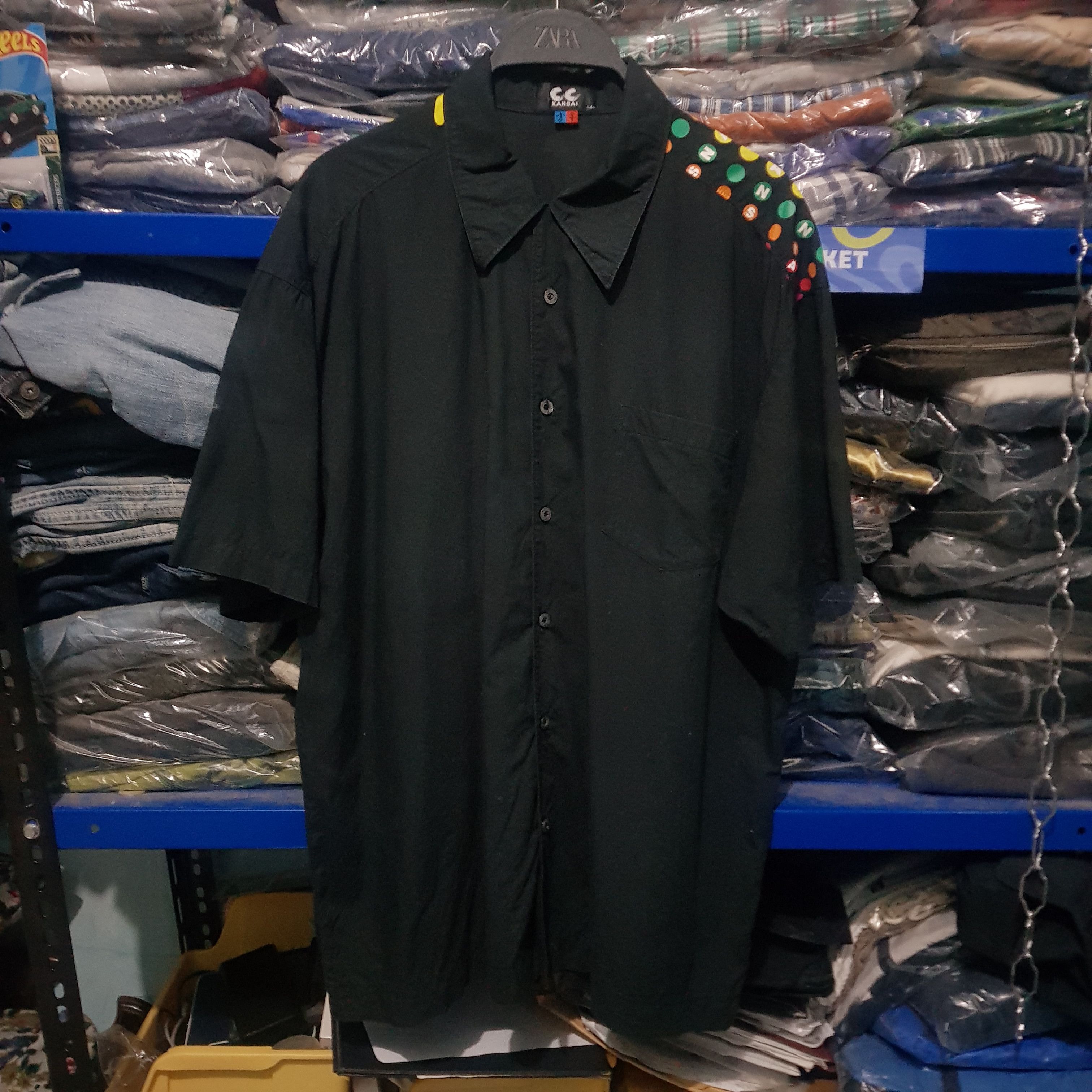 Japanese Brand × Kansai Yamamoto Kansai yamamoto CC circle shirt button Size US XL / EU 56 / 4 - 1 Thumbnail