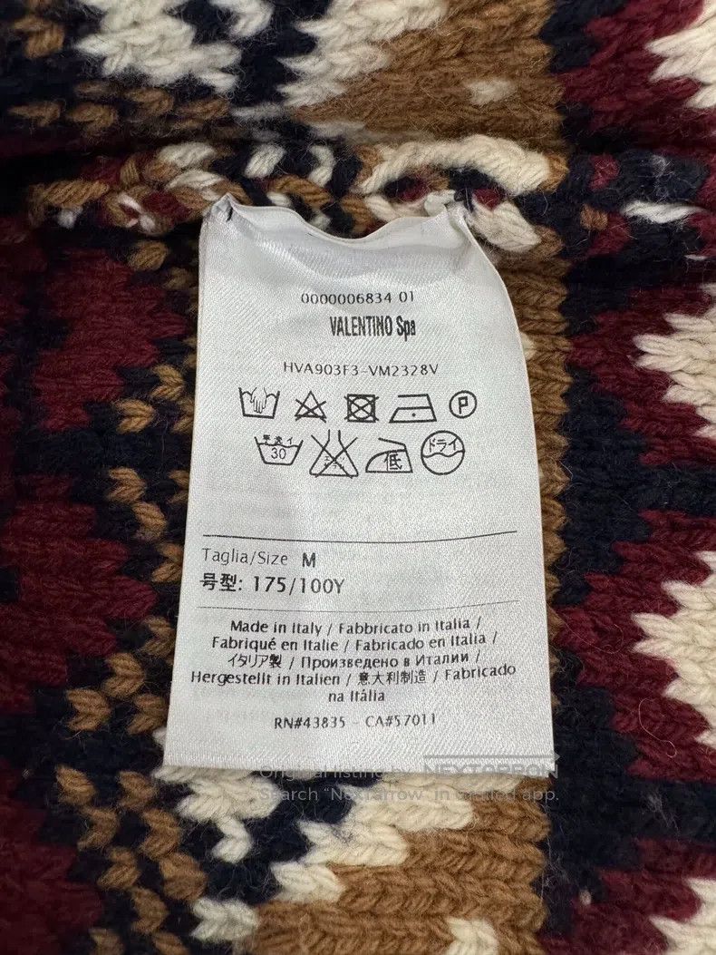 Valentino Valentino Colorful striped logo wool knit sweater Size M / US 6-8 / IT 42-44 - 5 Thumbnail