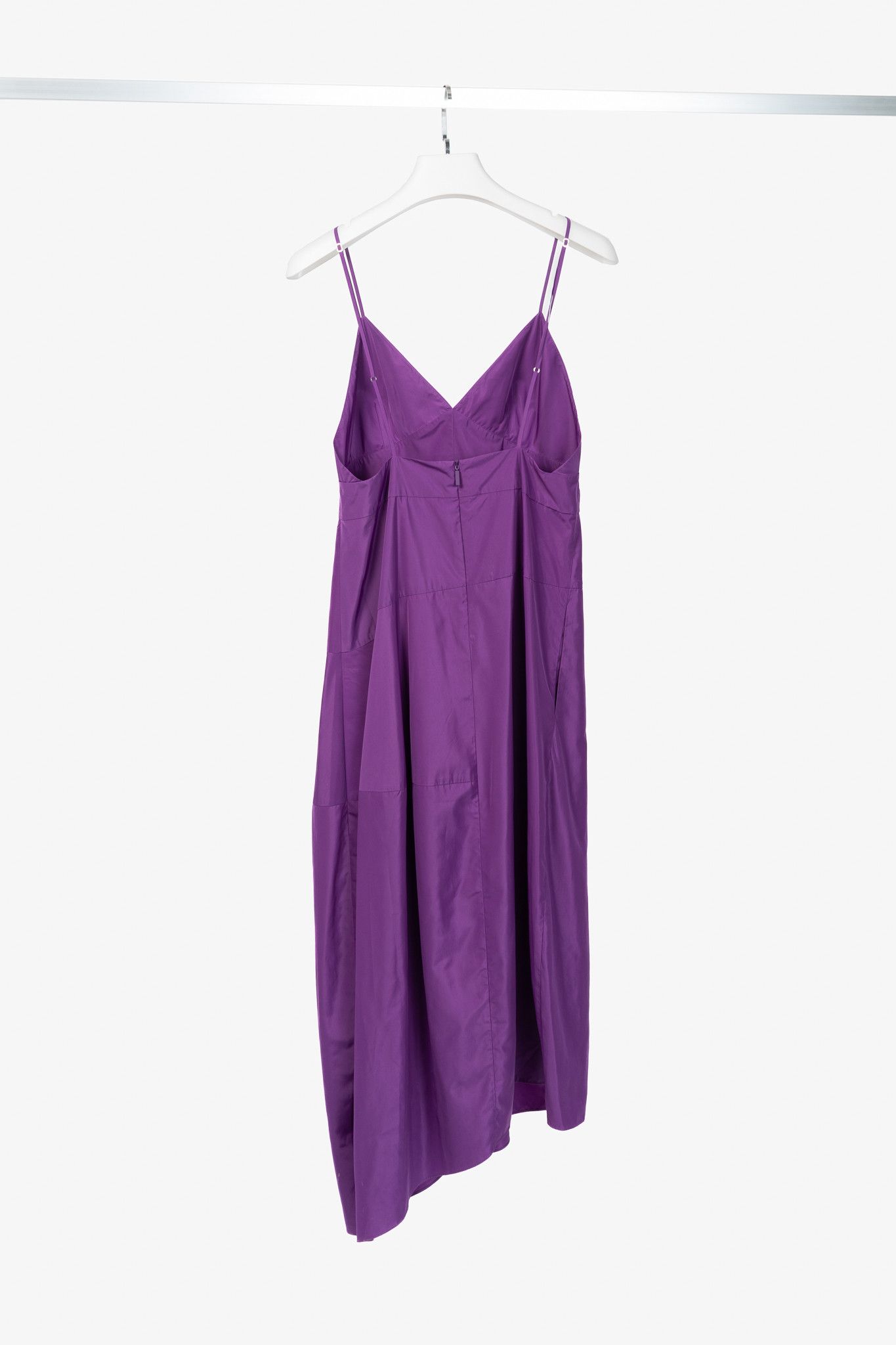 Tibi Tibi Purple Italian Sporty Nylon Cami Dress Size M / US 6-8 / IT 42-44 - 2 Thumbnail
