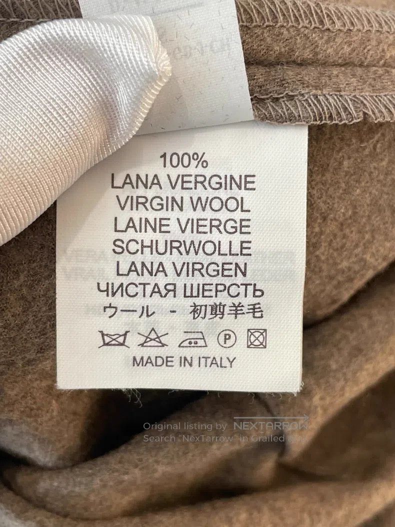 Brunello Cucinelli Brunello Cucinelli Beige Raw Wool Dress Size S / US 4 / IT 40 - 5 Thumbnail