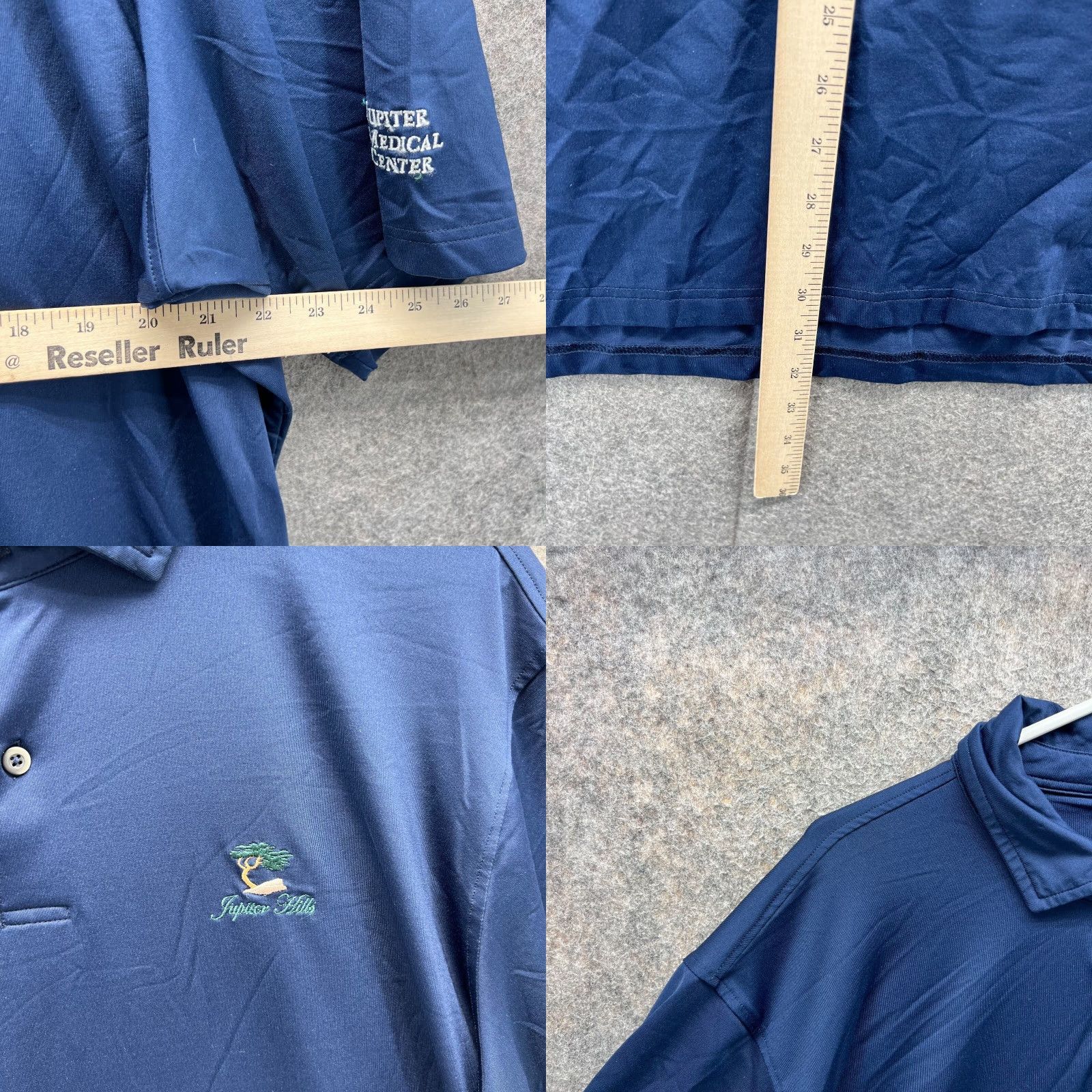 Vintage Fairway & Greene Polo Shirt Men XXL Blue Golfer Jupiter Hills Golf Club Logo - 2XL Polo Shirt Blue Logo Size US XXL / EU 58 / 5 - 8 Thumbnail