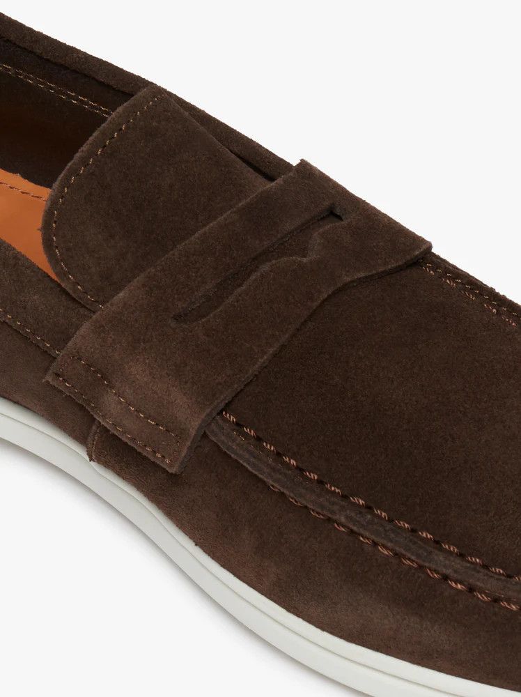 G.H. Bass & Co. o1y0125 Suede Logo Loafers in Dark Brown Size US 9 / EU 42 - 2 Thumbnail