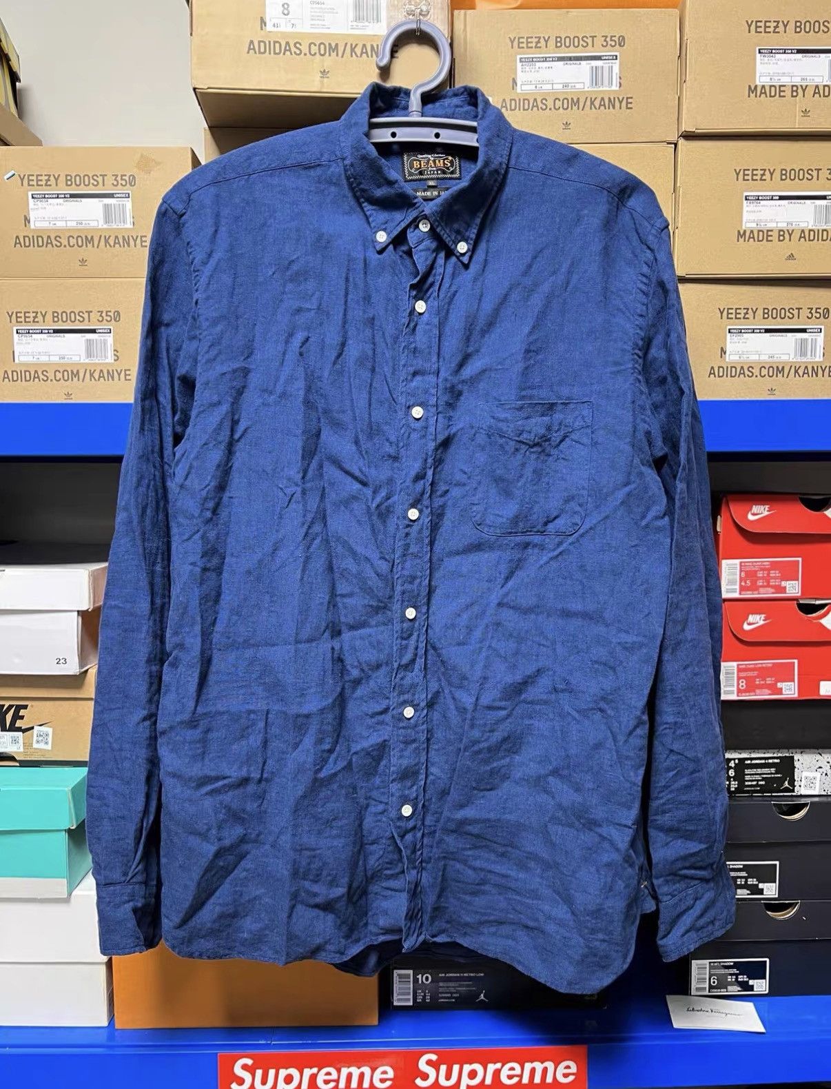 Beams Plus BEAMS PLUS Long Sleeve Shirt J42 Size US XL / EU 56 / 4 - 1 Thumbnail