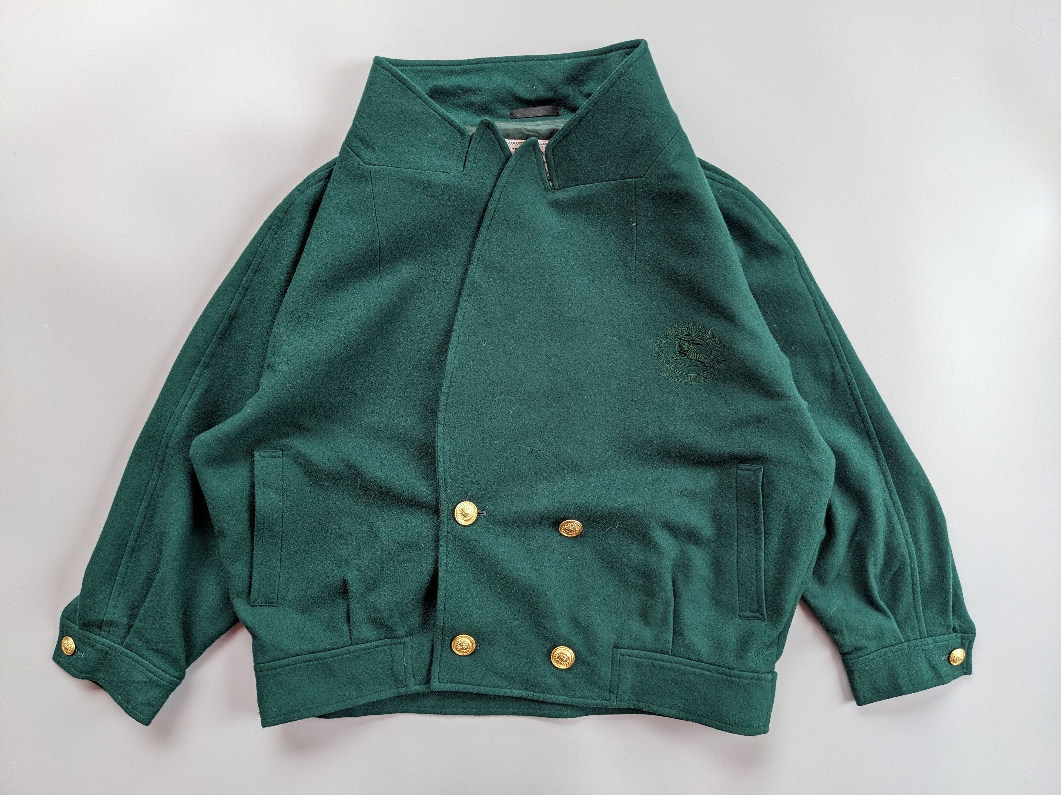 Burberry Vintage Burberrys high neck jacket Size L / US 10 / IT 46 - 2 Thumbnail