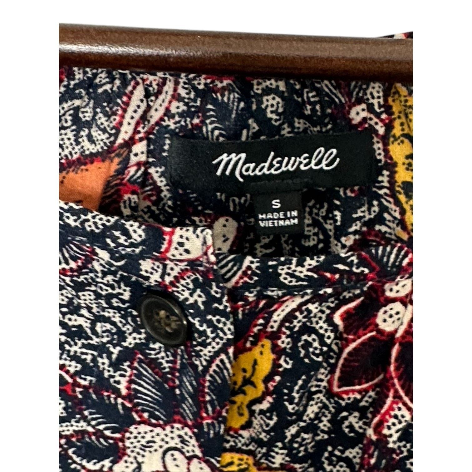 Madewell Madewell Button-Front Raglan Top in Bali Blooms Small Size S / US 4 / IT 40 - 4 Thumbnail