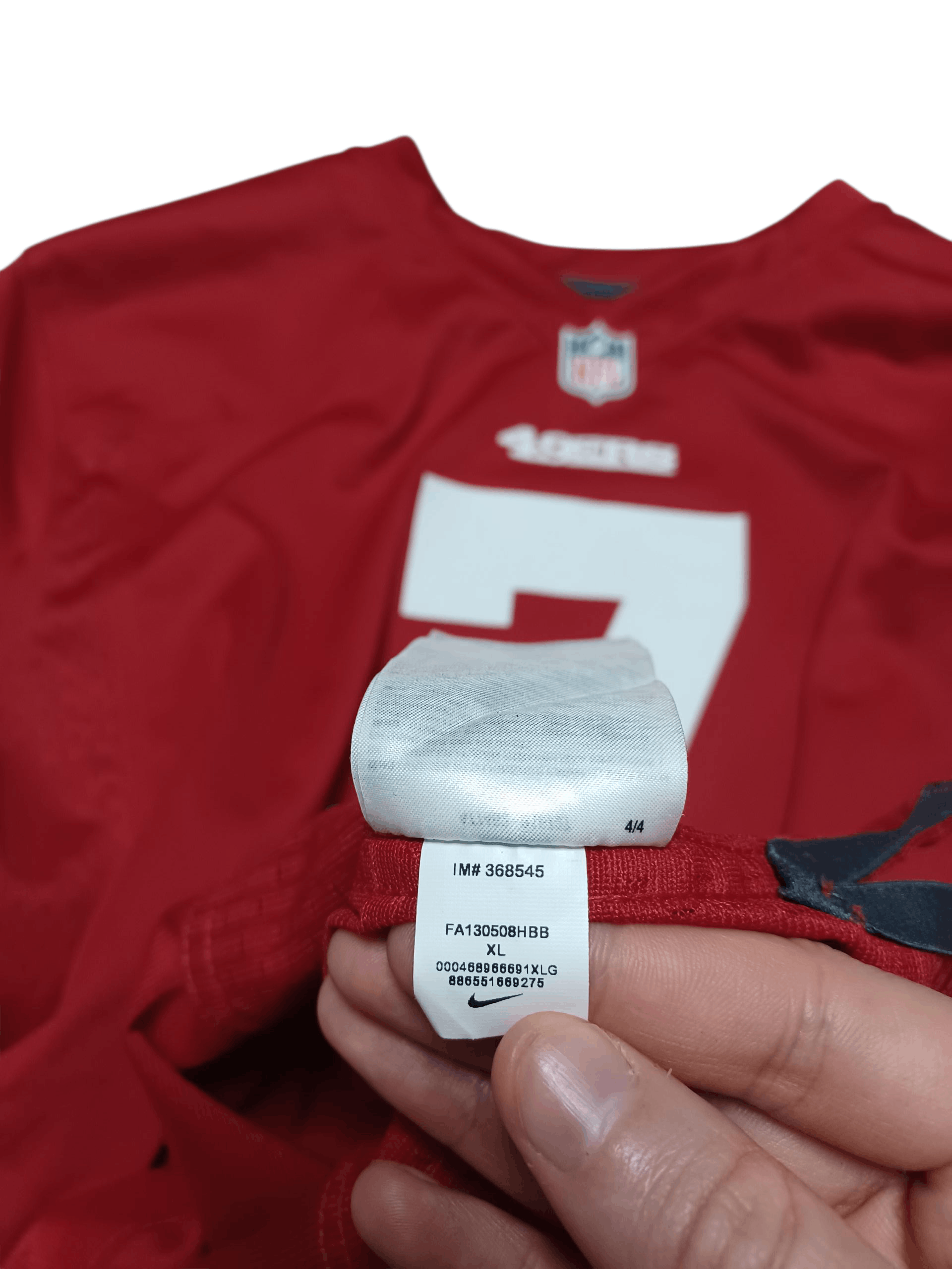 Nike KAEPERNICK #7 NIKE 47RS VINTAGE NFL JERSEY Size US XL / EU 56 / 4 - 6 Thumbnail