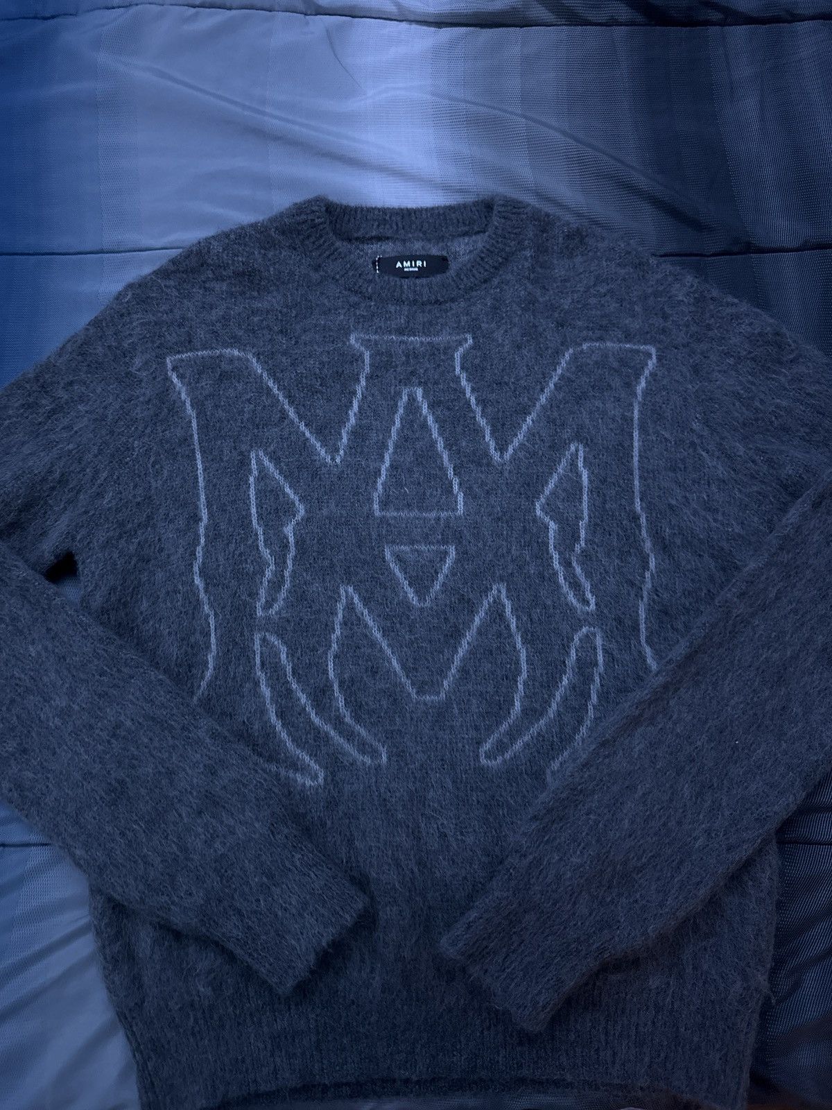 Amiri × Neiman Marcus Amiri Men’s MA Logo Crewneck Sweatee Size US M / EU 48-50 / 2 - 2 Thumbnail
