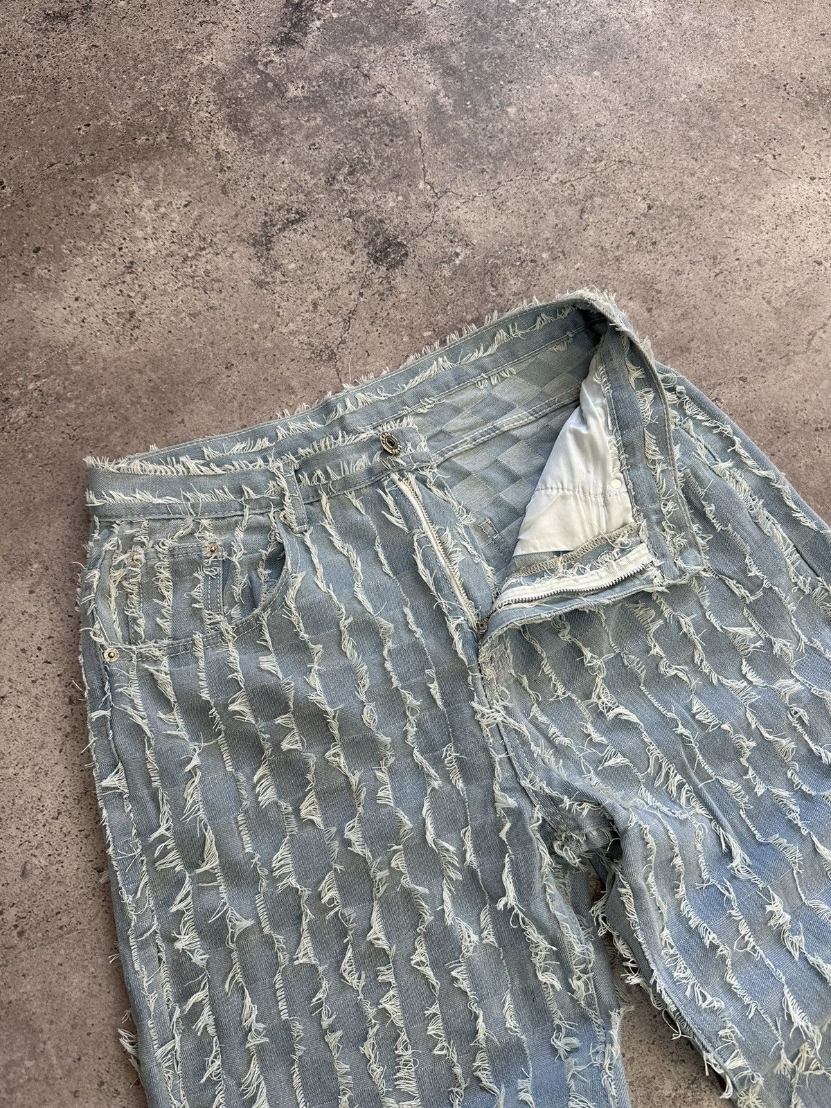 Japanese Brand × Vintage Vintage Junya Watanabe Style Japanese Denim Jeans Y2K Size US 32 / EU 48 - 8 Thumbnail