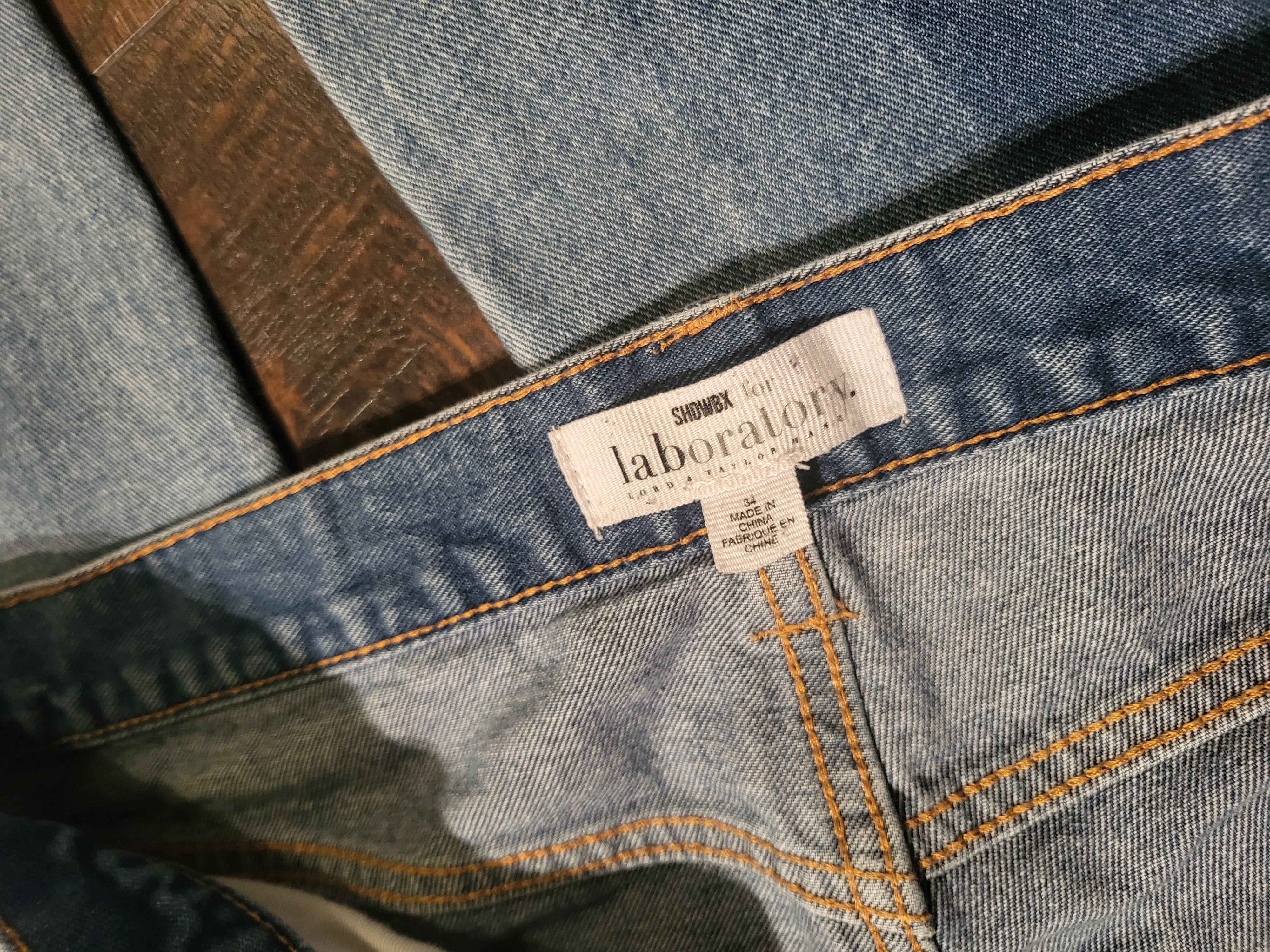 Vintage Laboratory Harlequin denim. Size US 34 / EU 50 - 3 Thumbnail