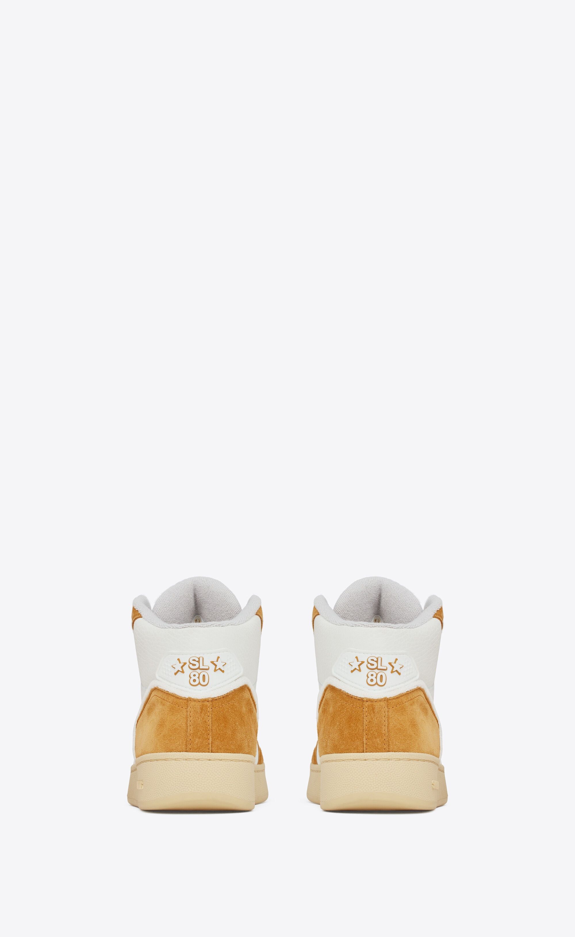Saint Laurent Paris o1s1wg110225 757358 SL/80 Sneakers Leather Suede Size US 6 / IT 36 - 3 Thumbnail