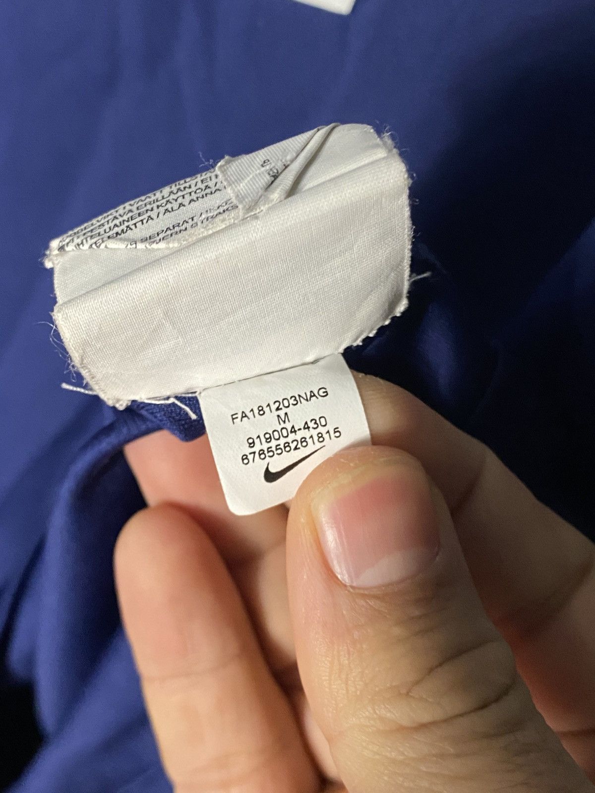 Nike 2018-2019 Tottenham Hotspur Nike Soccer Jersey Away AIA Size US M / EU 48-50 / 2 - 4 Thumbnail