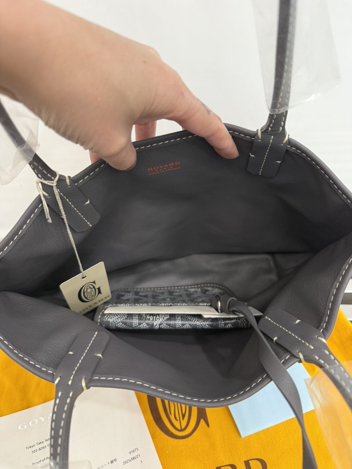 Goyard New Mini Anjou - Greg - with art work Size ONE SIZE - 12 Thumbnail