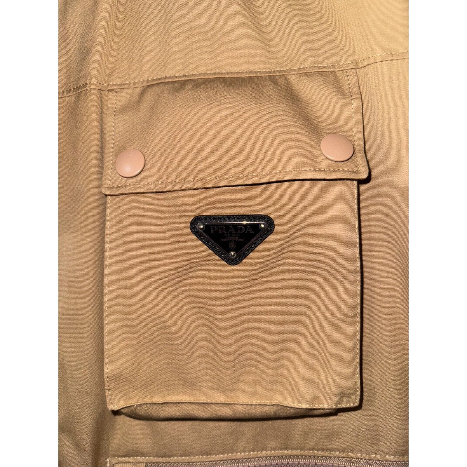 Prada Prada Beige Safari Overcoat Outerwear Jacket 40 Large L Size US XXS / EU 40 - 7 Thumbnail