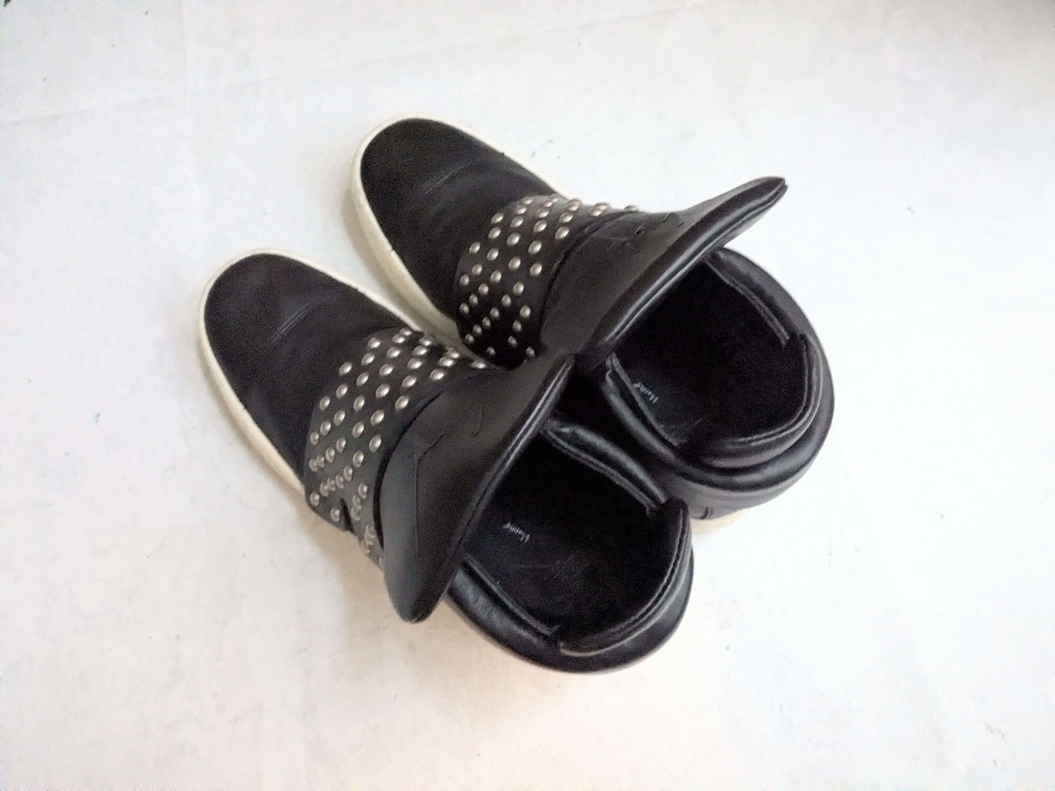 Giuseppe Zanotti Giuseppe Zanotti Sneakers 9.5 42.5 Black High Tops White Size US 9.5 / EU 42-43 - 13 Thumbnail