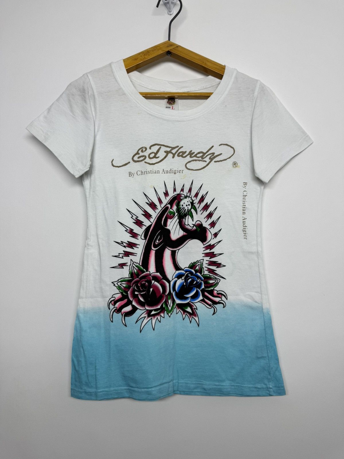 Ed Hardy Vintage Ed Hardy by Christian Audigier T-Shirt Size L / US 10 / IT 46 - 6 Thumbnail