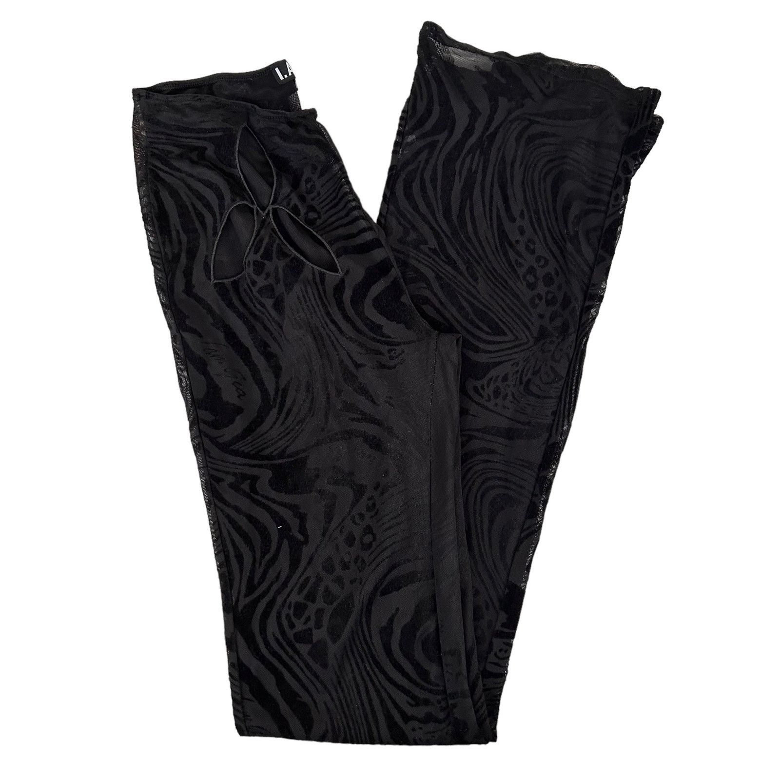 Other I AM GIA Black Amina Sheer Pants Sz S Size 27" / US 4 / IT 40 - 9 Thumbnail