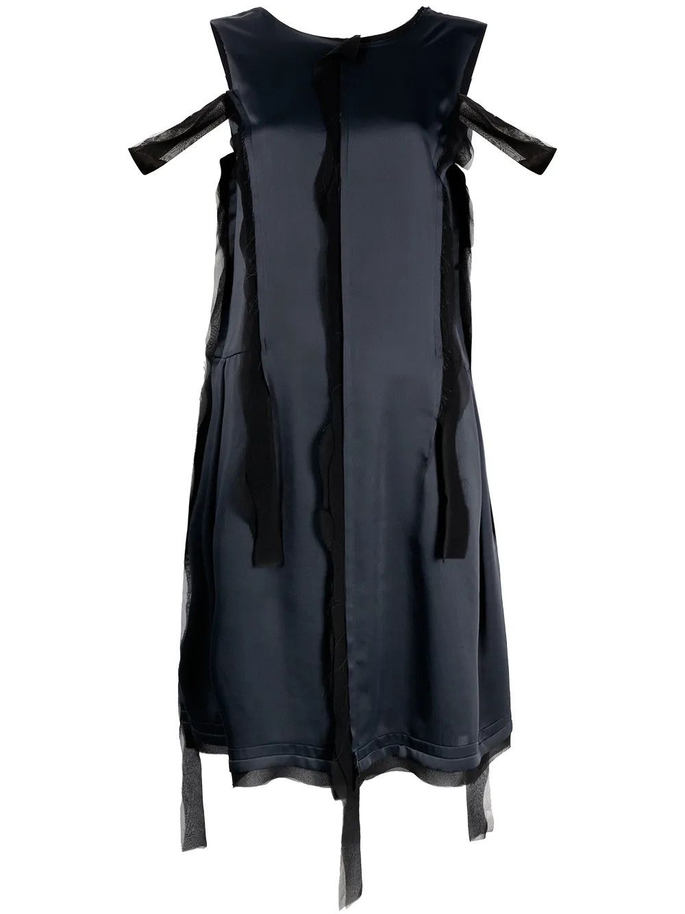 Maison Margiela o1y0625 Midi Dress in Midnight Blue Size S / US 4 / IT 40 - 1 Thumbnail
