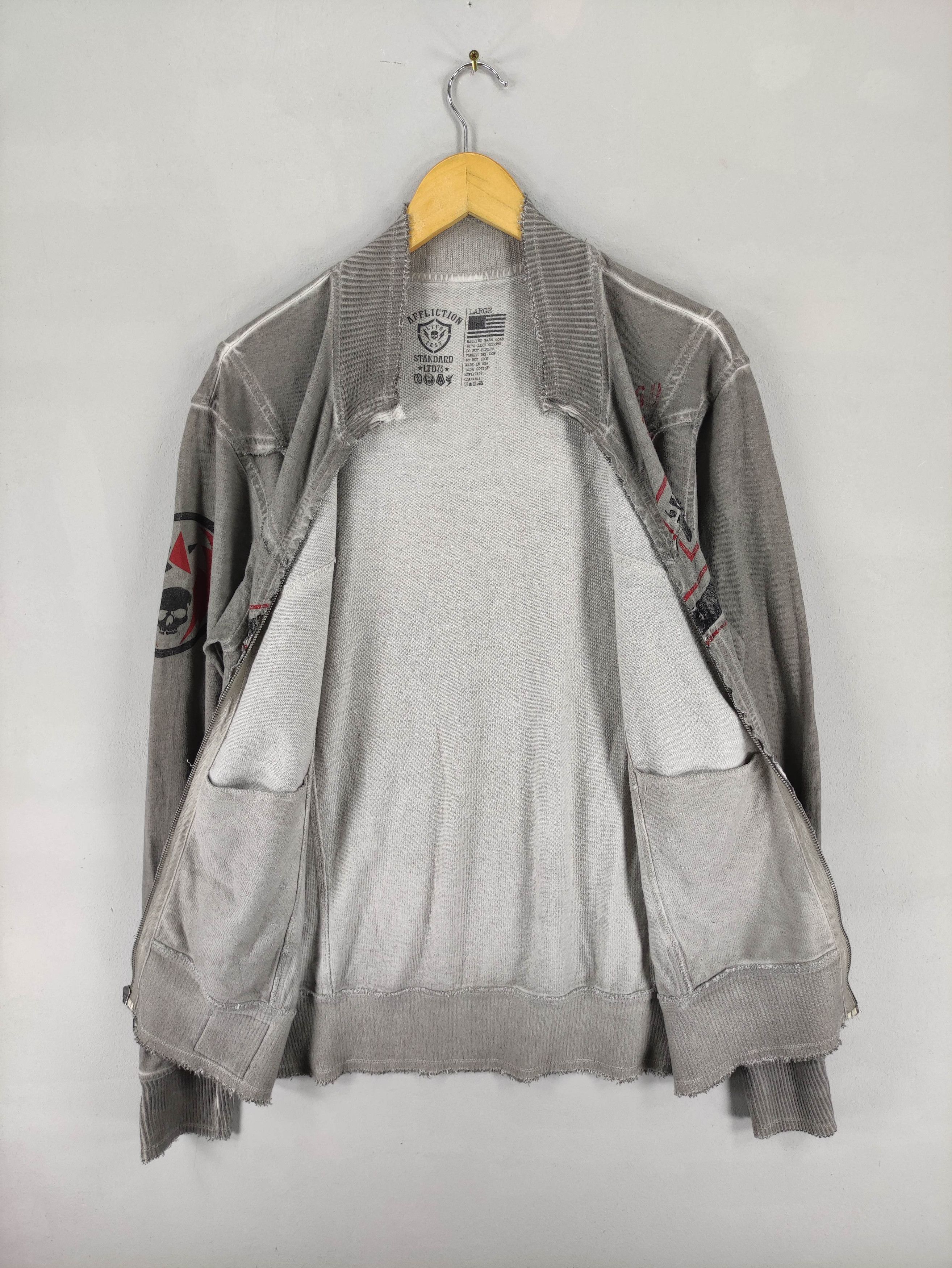 Affliction Vintage Affliction Sweater Zipper Punk Style Size US L / EU 52-54 / 3 - 6 Thumbnail