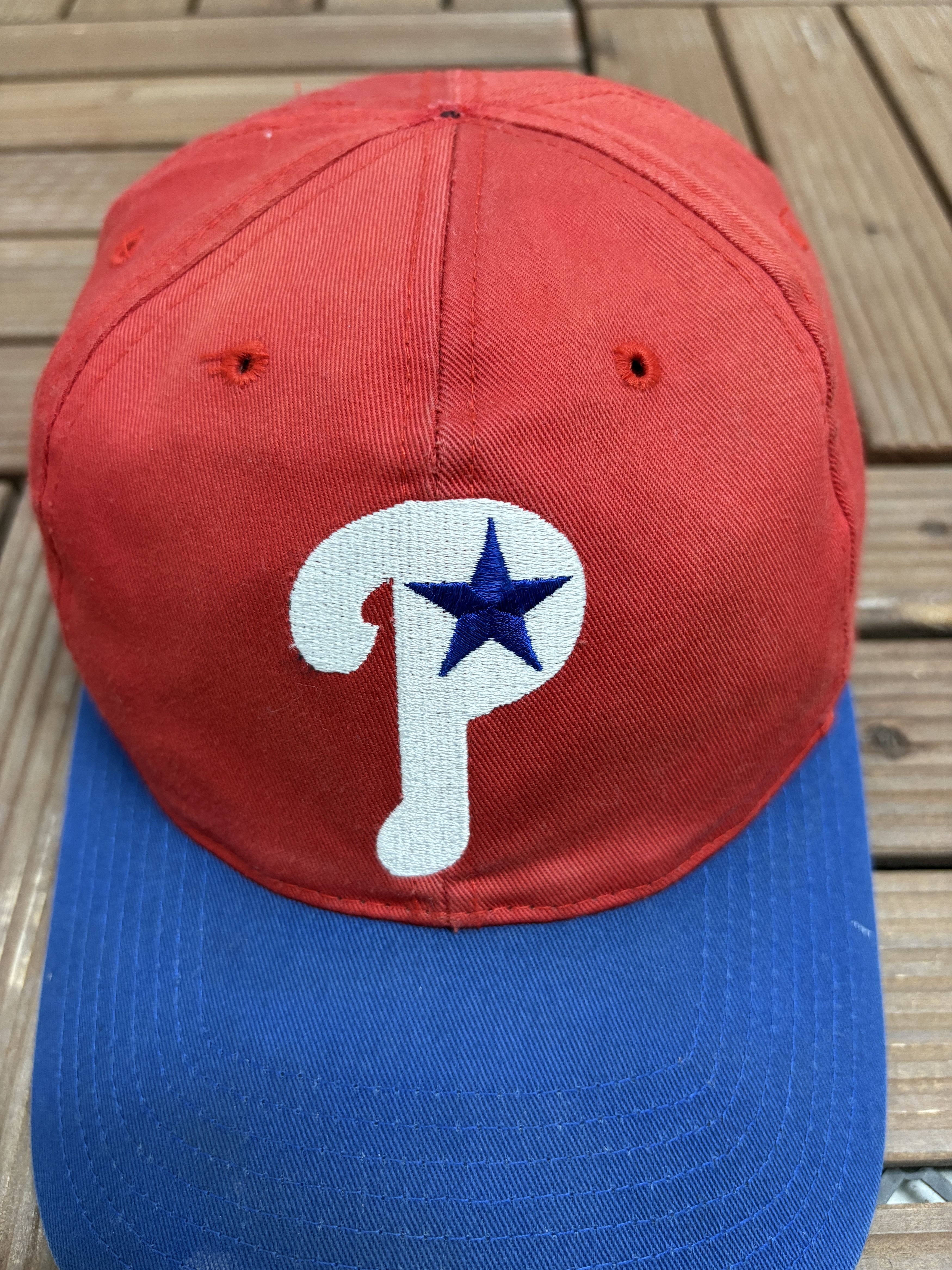 Vintage Philadelphia Phillies Vintage Red Snap Back Hat Cap Size ONE SIZE - 3 Thumbnail