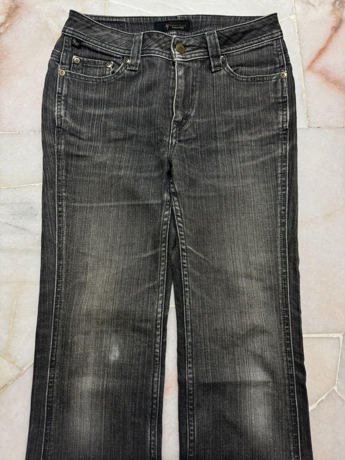 Japanese Brand 💥FLARE💥VINTAGE BOBSON MUDWASH BOOTCUT DISTRESS JEAN Size US 26 / EU 42 - 3 Thumbnail
