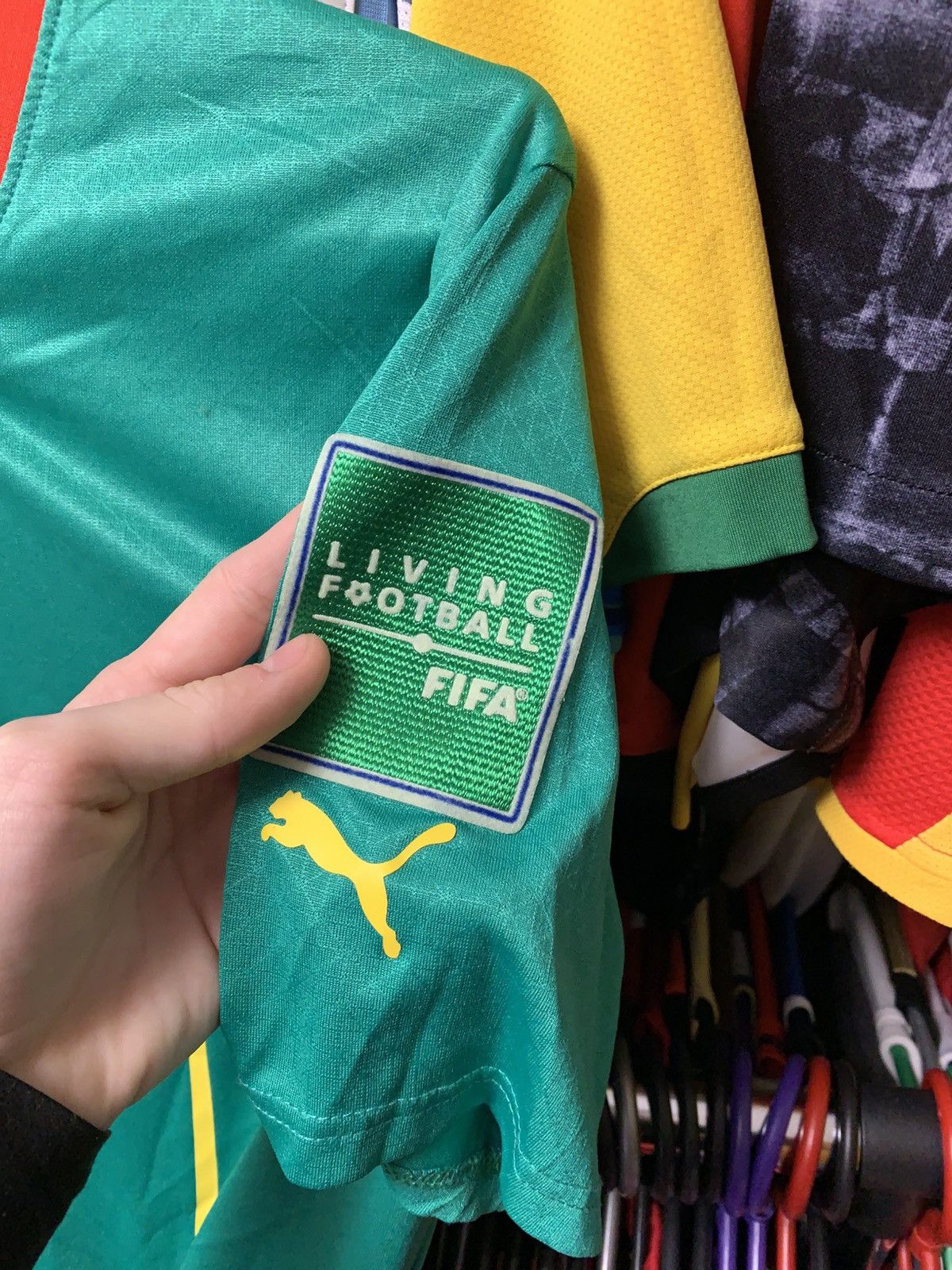 Puma 🔥PUMA SENEGAL WORLD CUP 2022 HOME PLAYER ISSUE SOCCER JERSEY Size US M / EU 48-50 / 2 - 6 Thumbnail