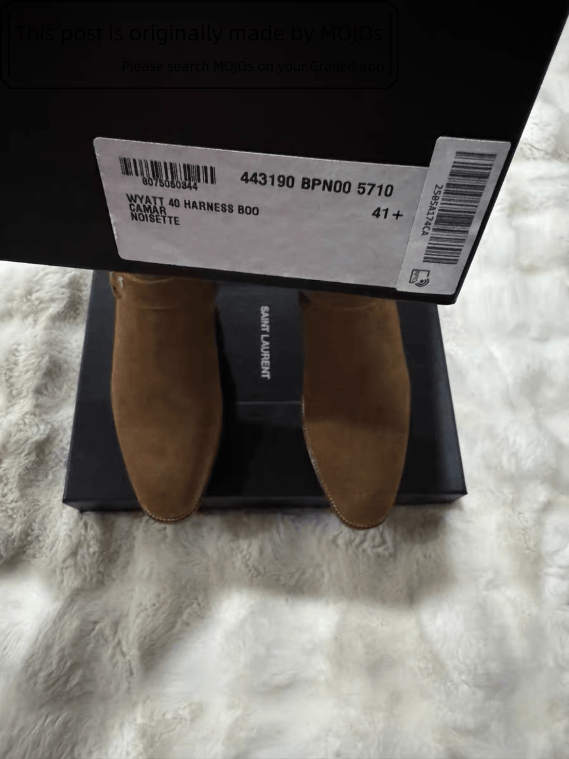 Saint Laurent Paris Sz 41.5 Saint Laurent Paris Buckle Wyatt 40 Harness Boots mo Size US 8.5 / EU 41-42 - 7 Thumbnail
