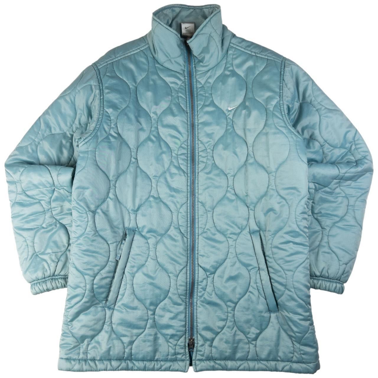 Nike Vintage Nike Quilted Zip Up Jacket Women's Size L Size L / US 10 / IT 46 - 1 Thumbnail
