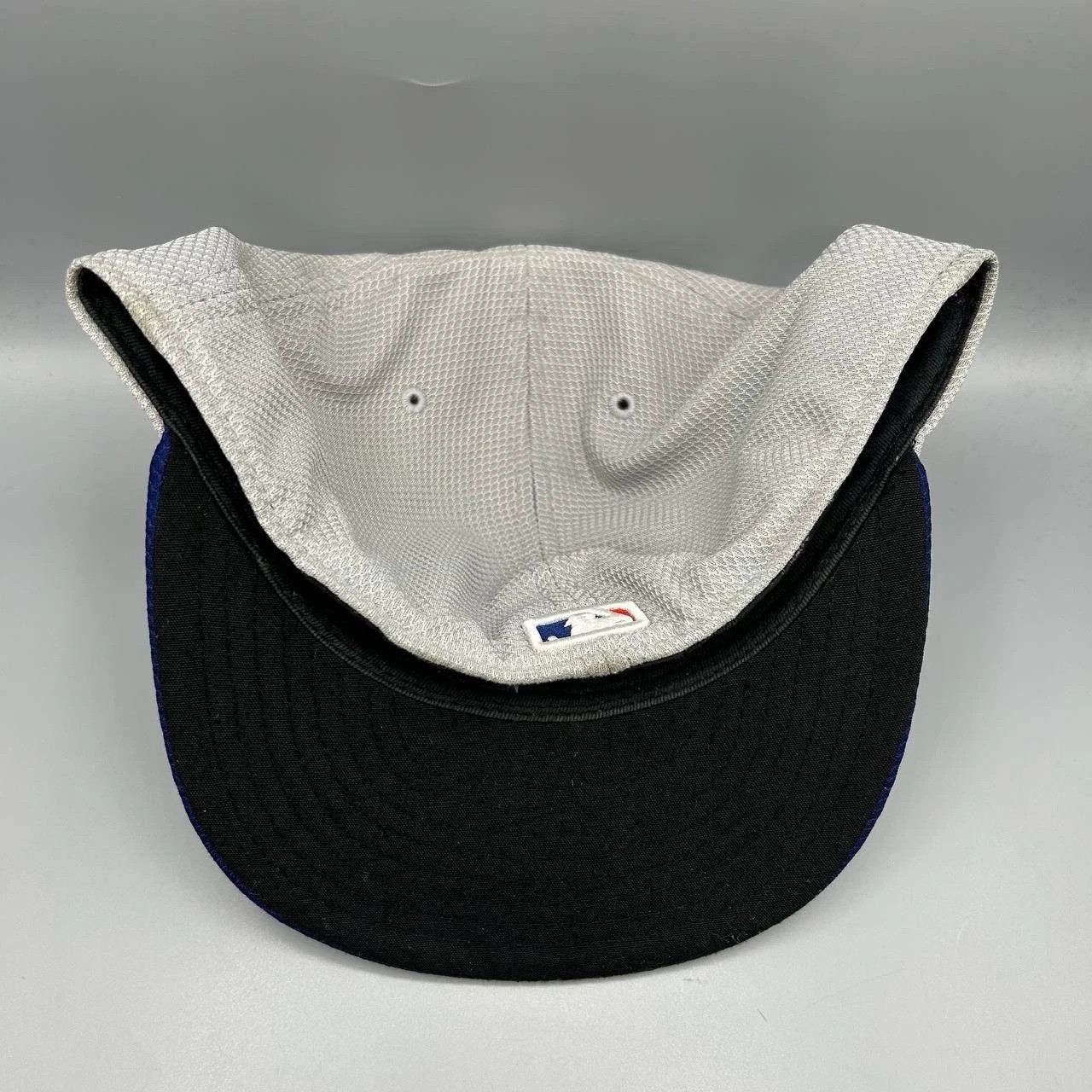 New Era Los Angeles LA Dodgers Hat Men 8 Gray Blue Fitted Cap Size ONE SIZE - 9 Thumbnail