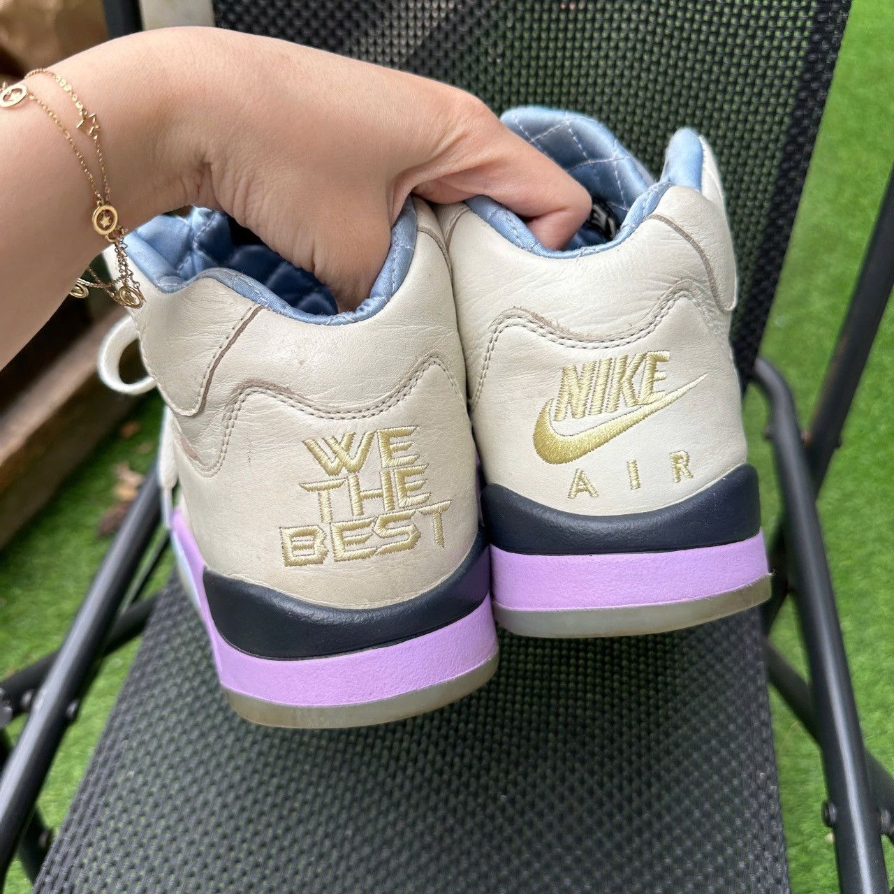 Dj Khaled × Jordan Brand DJ Khaled x Air Jordan 5 Sail Purple DV4982-175 Size US 9.5 / EU 42-43 - 4 Thumbnail