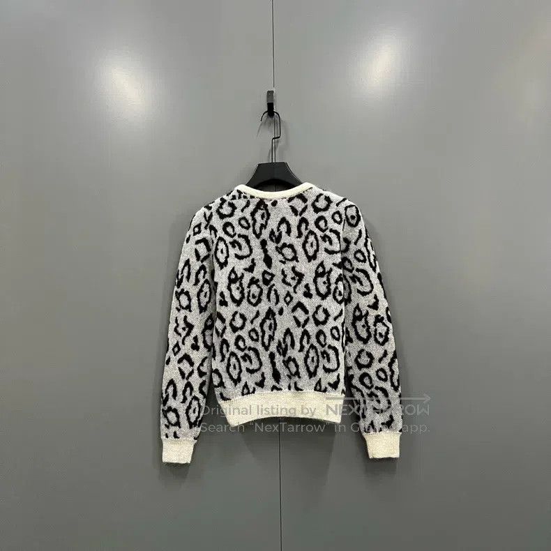 Saint Laurent Paris Saint Laurent Paris Leopard print sweater Size US M / EU 48-50 / 2 - 2 Thumbnail